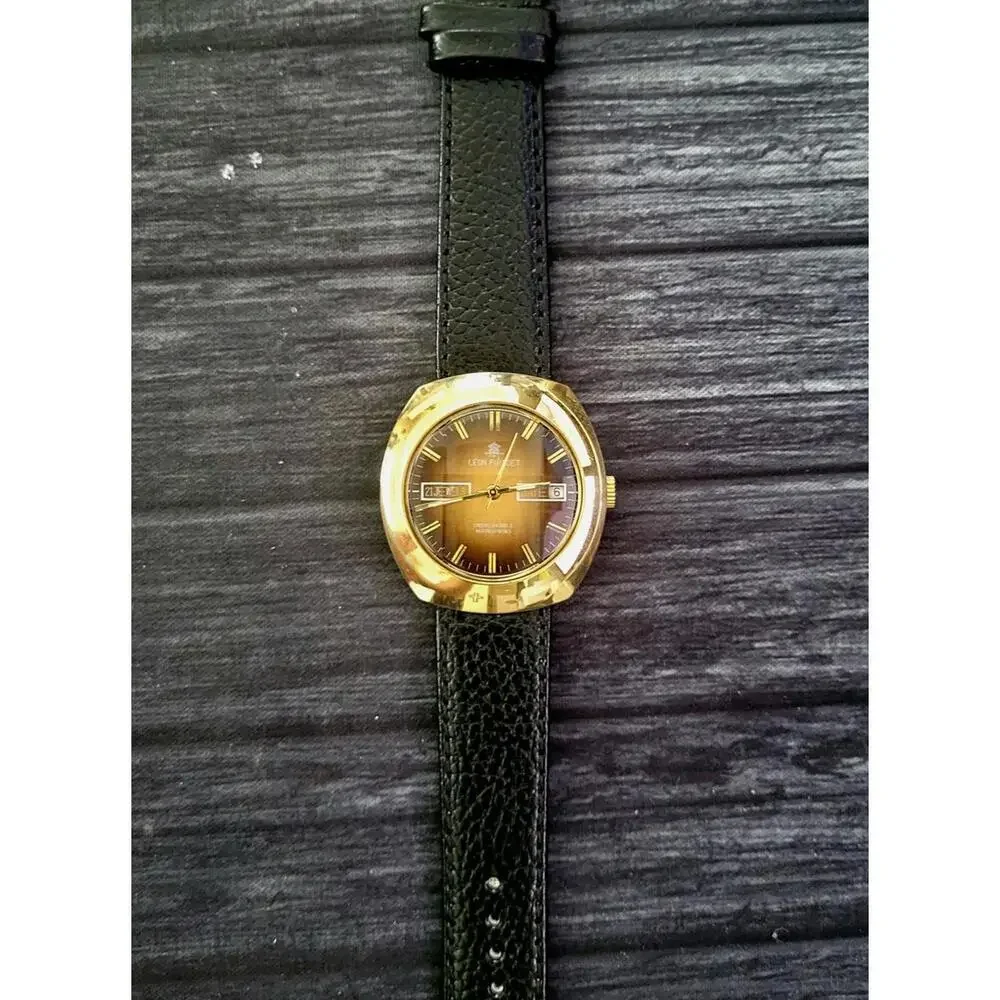 Vintage Leon Piradet 21 Jewels‎ Mens Swiss Mechanical Watch